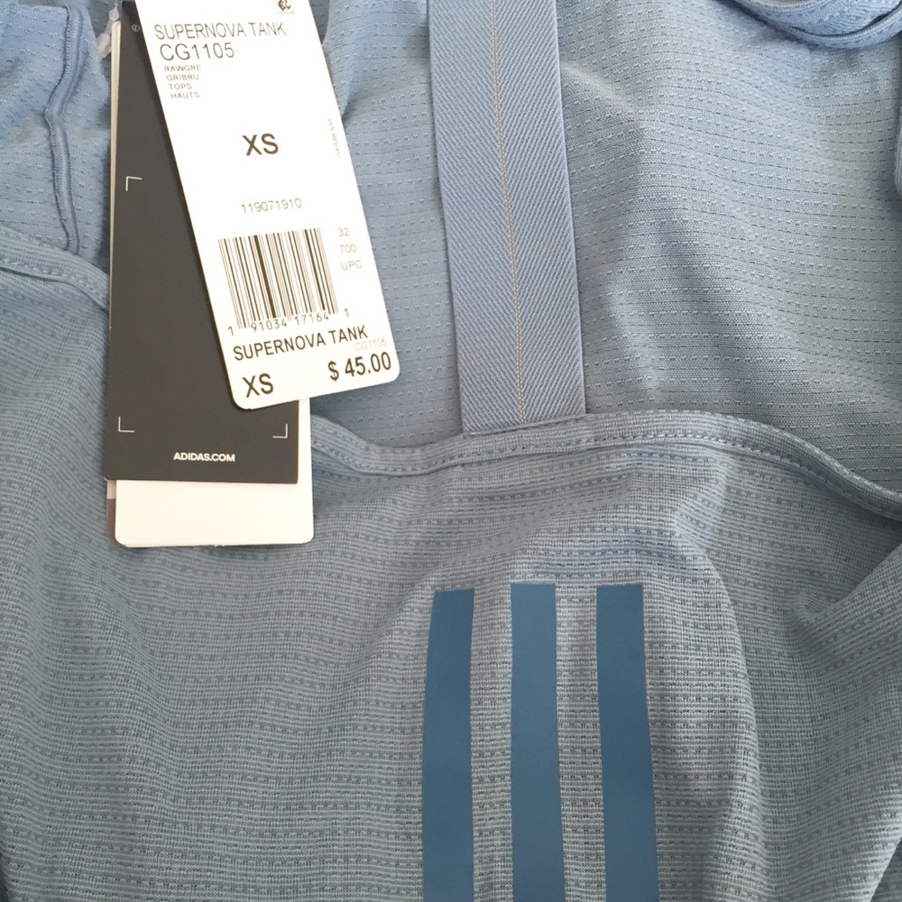 Adidas Supernova Racerback Blue Tank - Picture 7 of 7